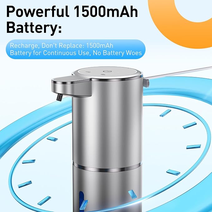 Automatic soap Dispenser touchless Automatic Liquid Soap Dispenser 4 Adjustable - Image 2