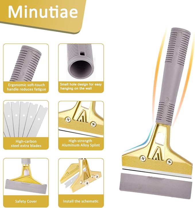 Razor Blade Scraper, Floor Scraper Tool - Image 2