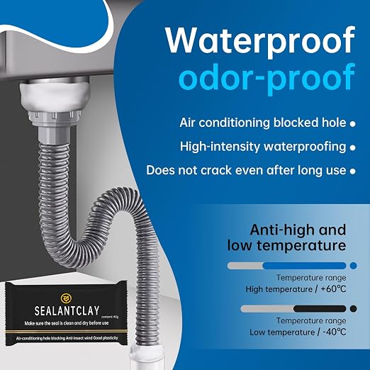 12Pack Quick Repair Mud and Waterproof White Sealing Putty - Image 4