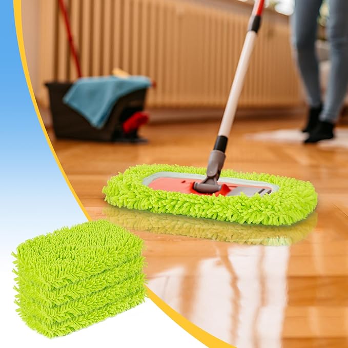 Reusable Dry Sweeping Cloths Microfiber Wet Mop Pads Compatible - Image 3