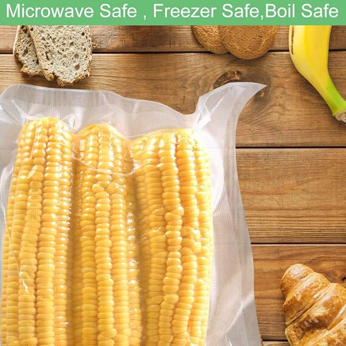 O2frepak Large Gallon 4mil 11.5" x 18.5" Thick Vacuum Sealer Bags - Image 7