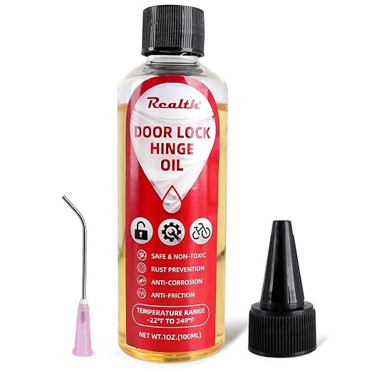 Realth Garage Door Lubricant -Lock Lubricant Keyhole, Long-Lasting, by Realth