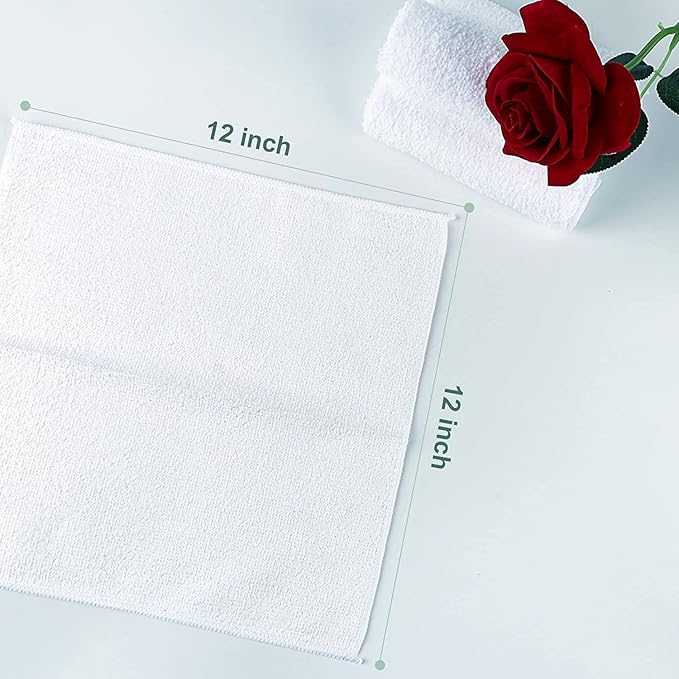 Orighty Washcloths Bulk Towels Set 50 Pack, Highly Absorbent and Soft Feel - Image 3