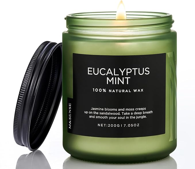 M&SENSE Eucalyptus & Mint Candles by MSENSE