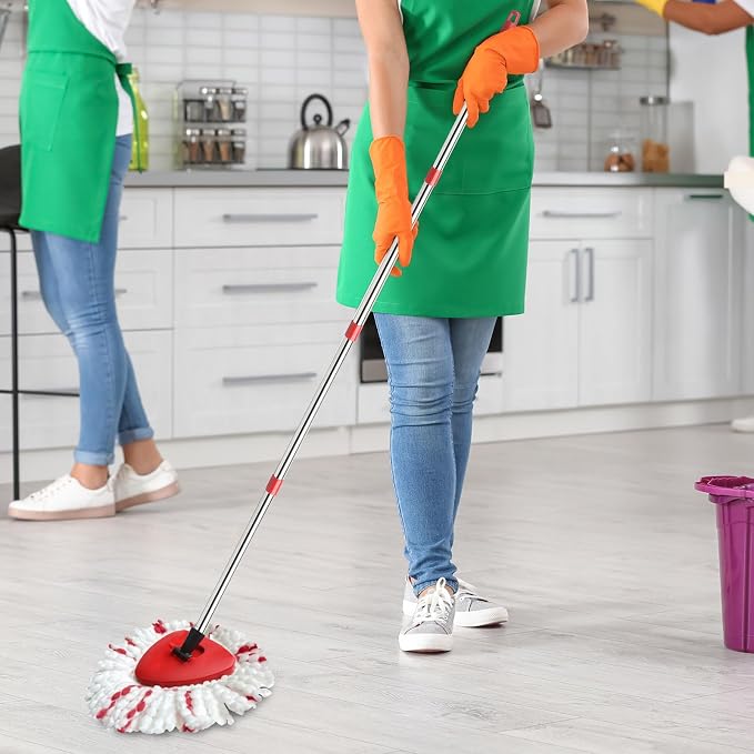 Spin Mop Replacement Head, Handle Compatible - Image 7