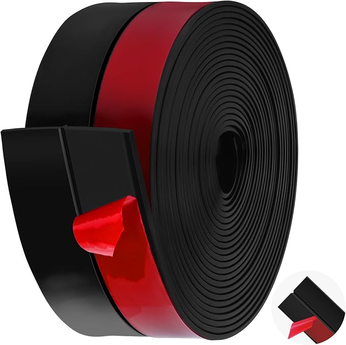 MYFAMIREA Door Weather Stripping 2IN x 20FT Door Draft Stopper Seal Tape by MYFAMIREA