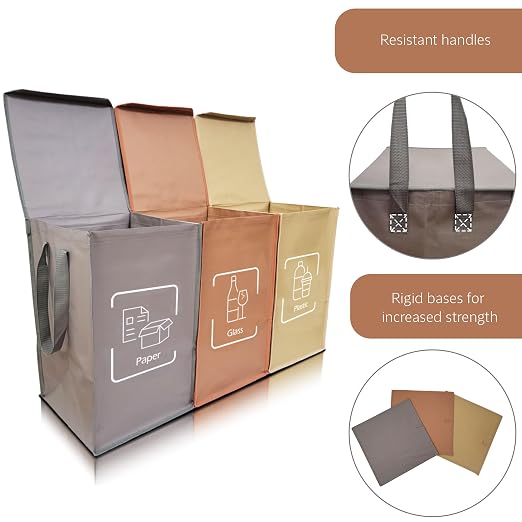 NYIKA - Recycling Organizer - Reusable Recycling Bags - Recycling Sorter - - Image 4