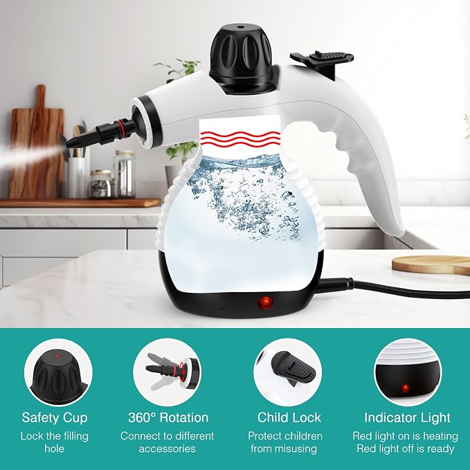 Handheld Steam Cleaner, Steamer - Image 4