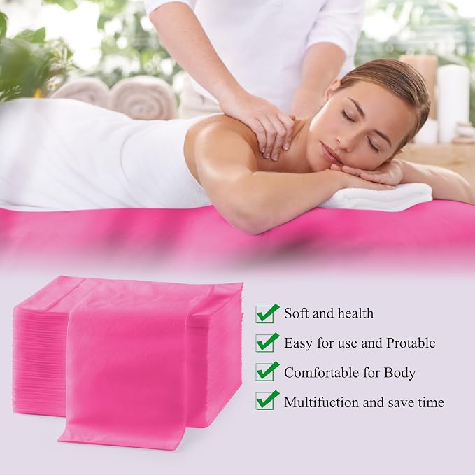 200Pcs Disposable Massage Table Sheets 31.5" x 71" Non-Woven Fabric Bed Covers - Image 4
