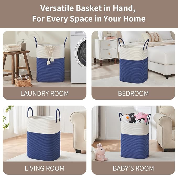 Laundry Basket with Handles - Image 4