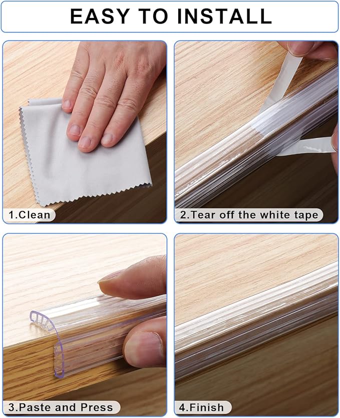 Baby Proofing, 16.4ft Silicone Soft Corner Protectors - Image 4