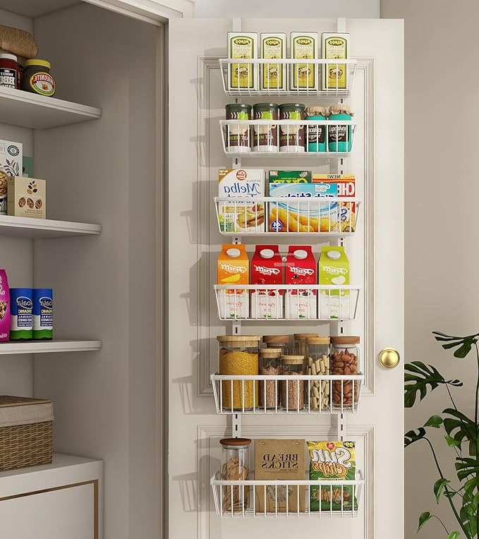 12 Inch Wide Narrow Over The Door Pantry Organizer, Pantry Organization and by Mefirt