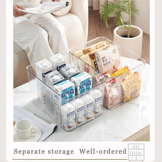 Clear plastic storage bins - Image 8