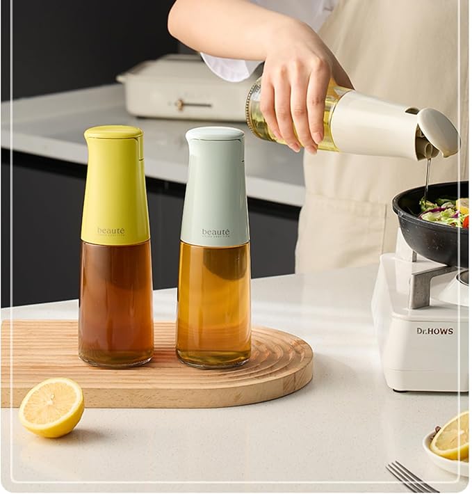 17oz Oil Dispenser for Kitchen, Auto Flip、Non-Drip、Leak Proof, Oil Bottles for - Image 6