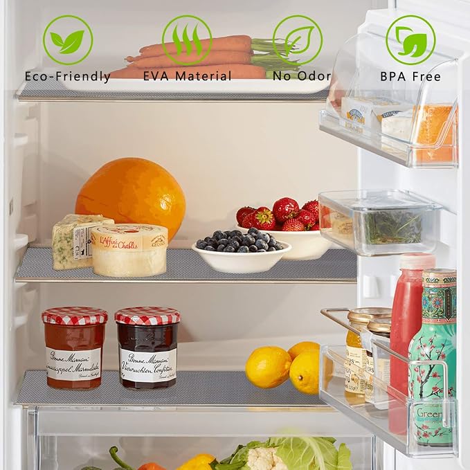 Kitchen Shelf Liner Drawer Liners, Non-Adhesive Refrigerator Liners Waterproof - Image 5