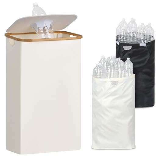 29 Gallons Recycling Bins for Kitchen, Indoor Recycle Bins by iEGrow