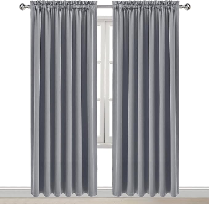 DWCN Blackout Curtains for Living Room Thermal Insulated, Energy Saving & Noise - Image 9