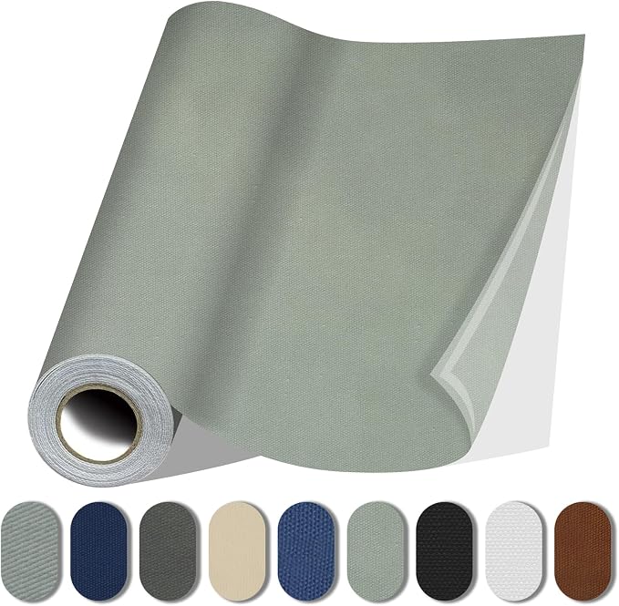 Fabric Repair Patches, 35X79 Inch Canvas Self-Adhesive Fabric Patches Tape by Lifeshoon