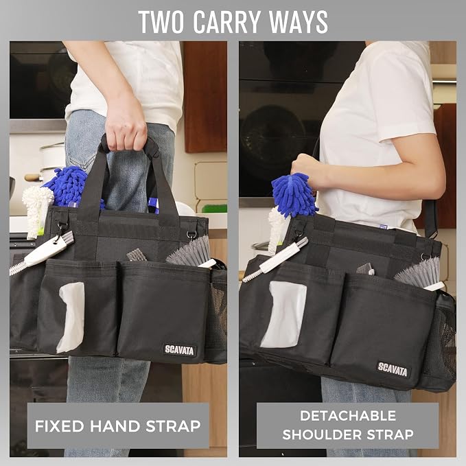 Compact Wearable Cleaning Caddy, Small Supplies Organizer - Image 6