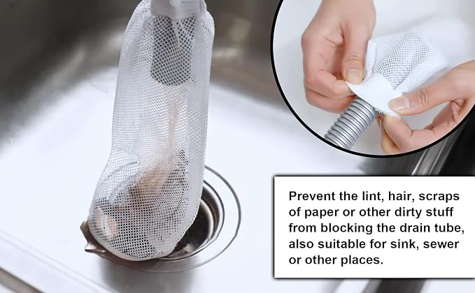 32-Piece Lint Trap and Cable Ties Set - Image 7