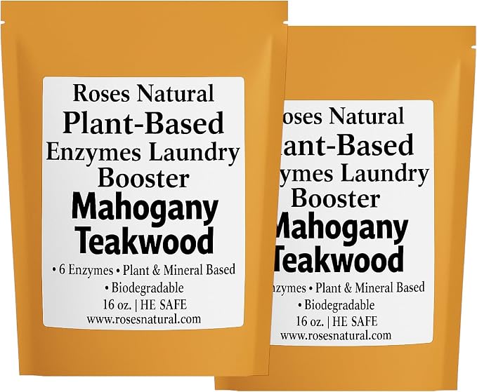 Natural Enzyme Laundry Booster – Mahogany Teakwood | Deep Clean - Image 4