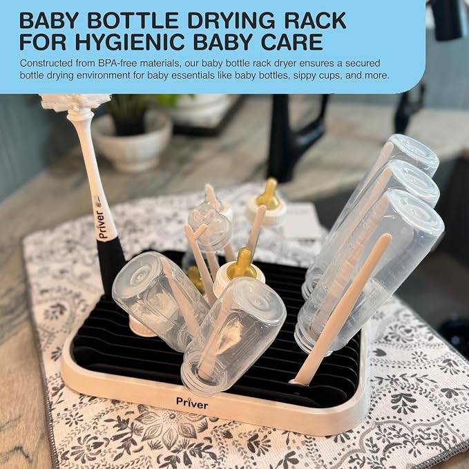 Priver - Baby Bottle Drying Rack - Space-Saving Drying Rack - Image 5