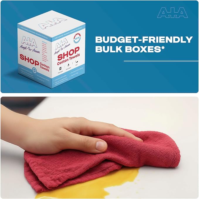 Angel-in-Armor Shop Towels – 1000 Unit Box of Lint-Free Cotton Shop Towel - Image 5