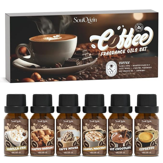 Coffee Fragrance Oils Set, Essential Oil by SoulOrigin