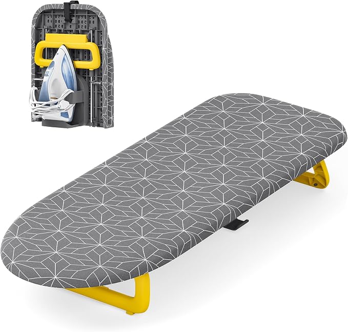 Small Ironing Board Tabletop, Foldable mini Ironing Board, Table top Ironing by APEXCHASER