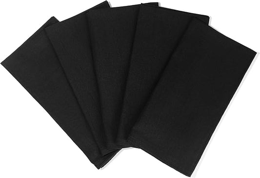 Black Flour Sack Tea Towels by OrganicCottonMart