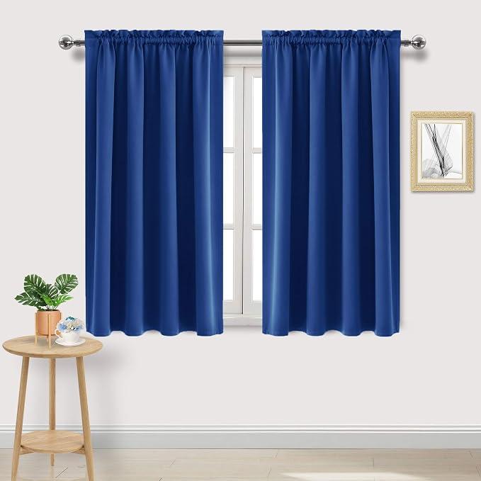 DWCN Blackout Curtains Room Darkening Thermal Insulated Bedroom Curtains Window by DWCN