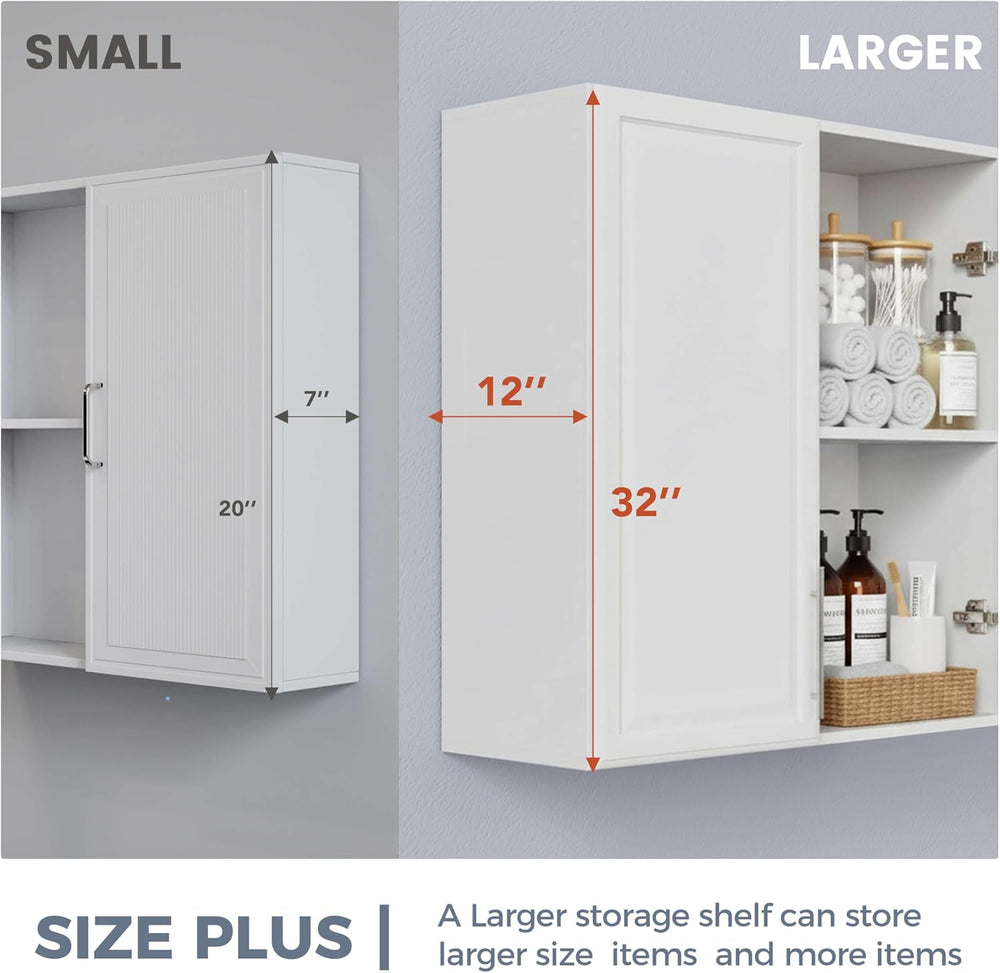 Furnaza 60" W Laundry Room Wall Cabinet with Adjustable Shelf