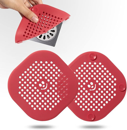 2 Pack Drain Hair Catcher Silicone Drain Protector Hair Stopper by Couidlmakeslifecolorful