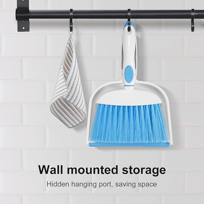 NACENA Small Dust Pan and Brush Set, Mini Broom and Dustpan Set Small Hand - Image 7