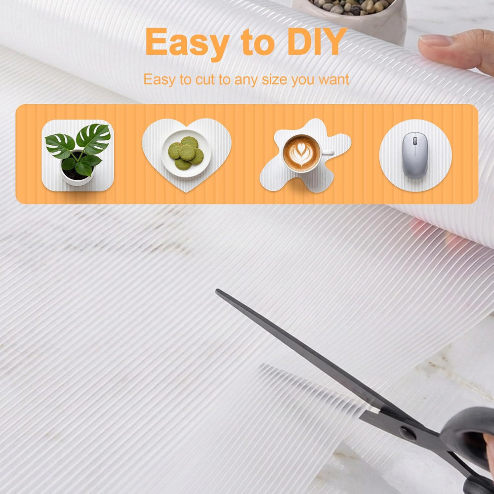 FEXIA Shelf Liner 2 Rolls 24IN x 20FT for Kitchen Cabinet Drawer, Fridge