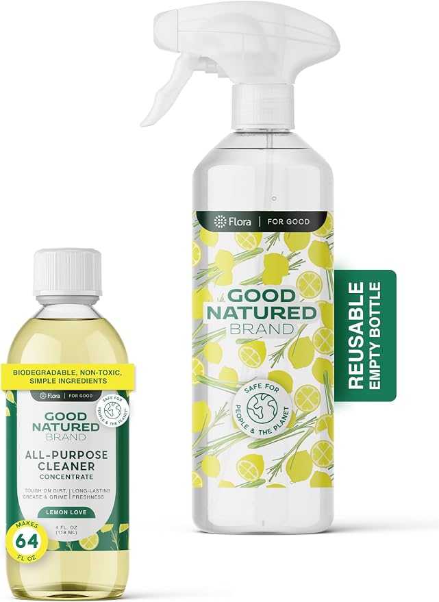 Good Natured Brand All-Purpose Cleaner Concentrate + 16 oz Bottle | by GoodNaturedBrand