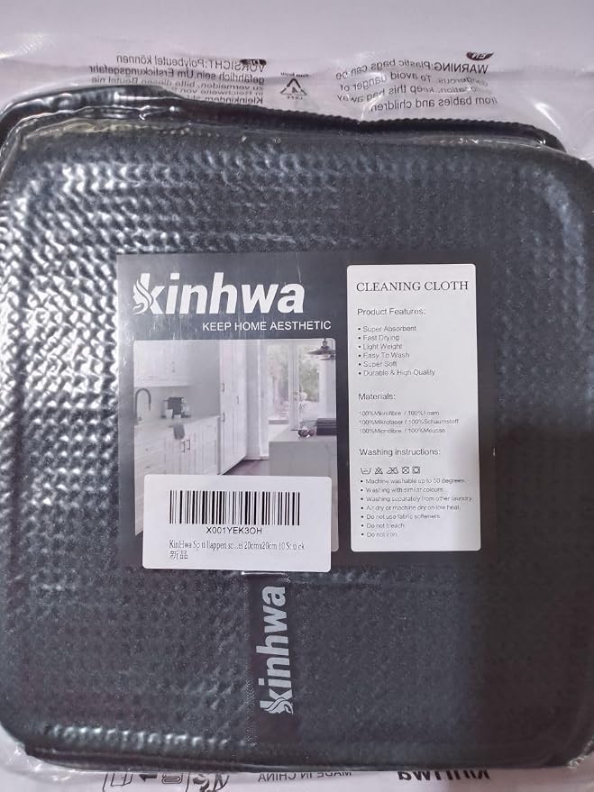 KinHwa Dish Cloths for Washing Dishes Kitchen Towels Microfiber Dish Towels for - Image 7