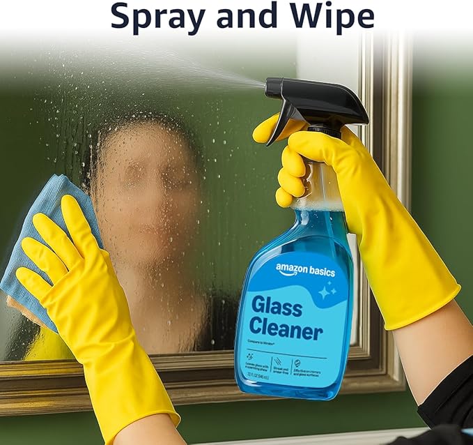 Amazon Basics Glass Cleaner, 32 Fl Oz - Image 5