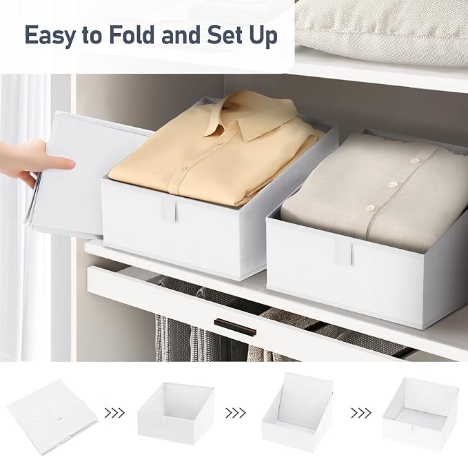 DIMJ Closet Storage Bins 6 Pack - Image 5