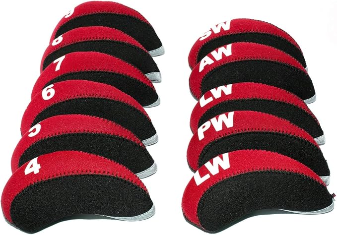 Golf Iron Club Head Covers Headcovers Set, Neoprene Golf Wedges Protective fits - Image 4