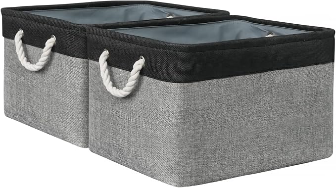 Organization and Storage Bins for Shelves by Sacyic