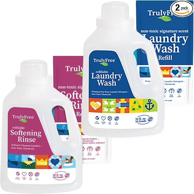 TRULY FREE - Laundry Detergent + Fabric Softener by TrulyFreeHome