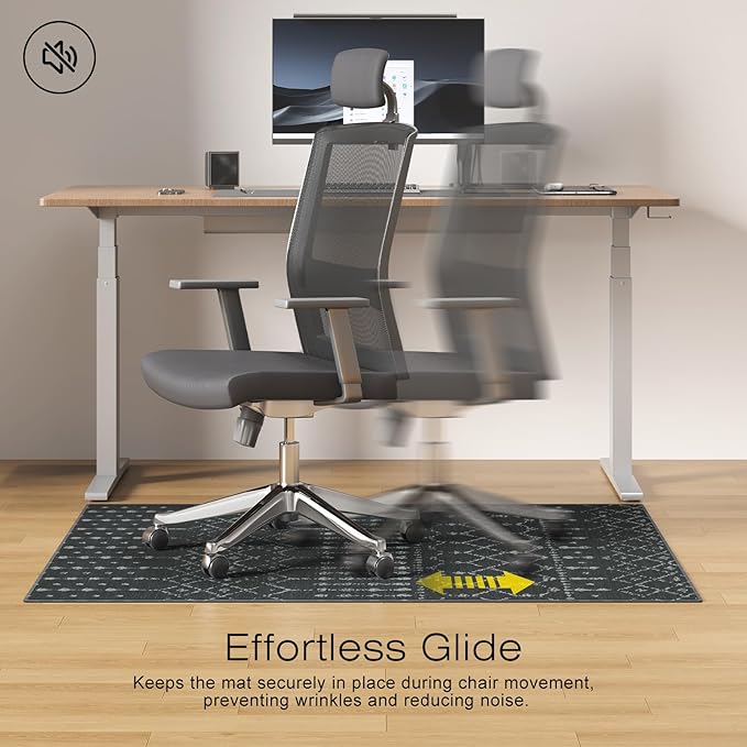 Office Chair Mat for Hardwood & Tile Floors, Non-Slip Floor Protector for - Image 5