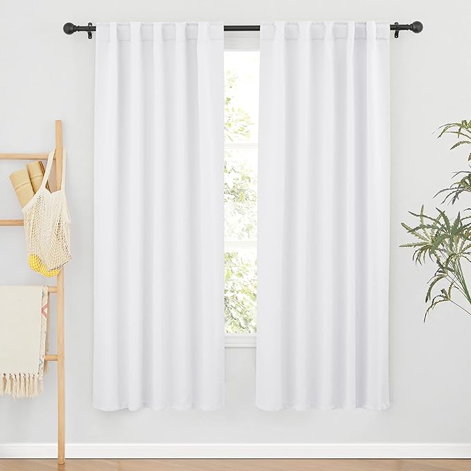 RYB HOME Room Darkening Curtains Window Shades, Privacy Bedroom Curtains by RYBHOME