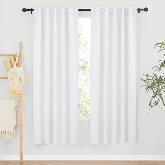 RYB HOME Room Darkening Curtains Window Shades, Privacy Bedroom Curtains by RYBHOME