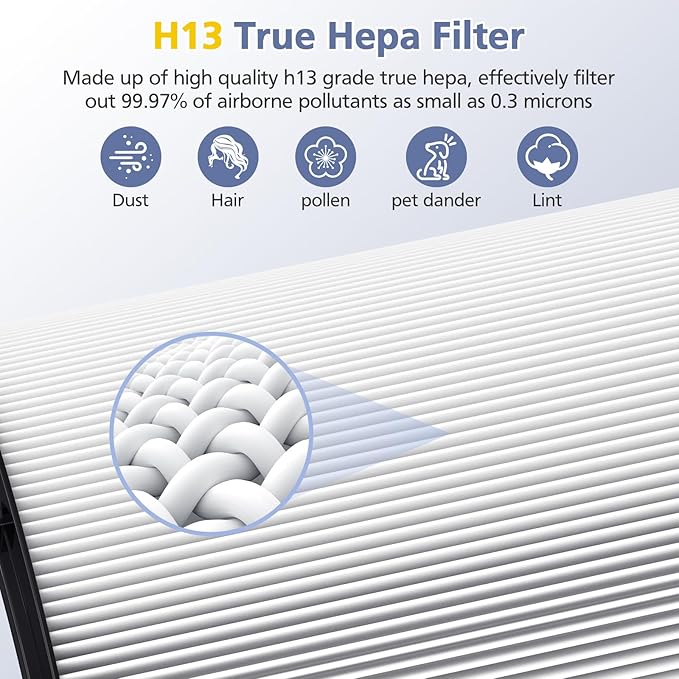 360° Combi Glass H13 Hepa + Activated Carbon Filter Compatible - Image 4
