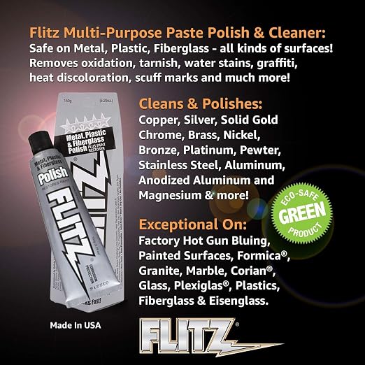 Flitz Multi-Purpose Metal Polish Paste - Image 9