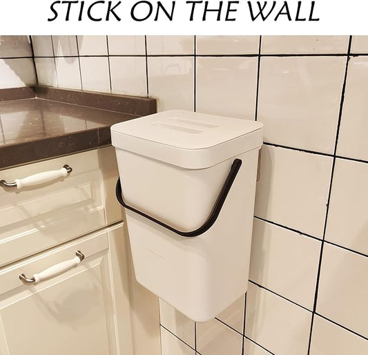 stonespace Hanging Trash Can, 3.2 Gallon/12L Small Waste Bin - Image 2