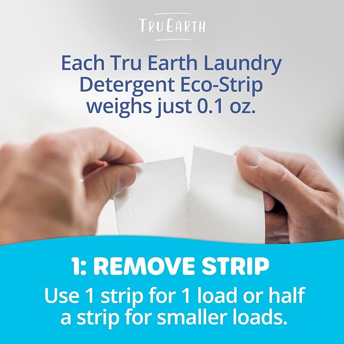 Tru Earth Compact Dry Laundry Detergent Sheets, Travel Sheets - Image 4