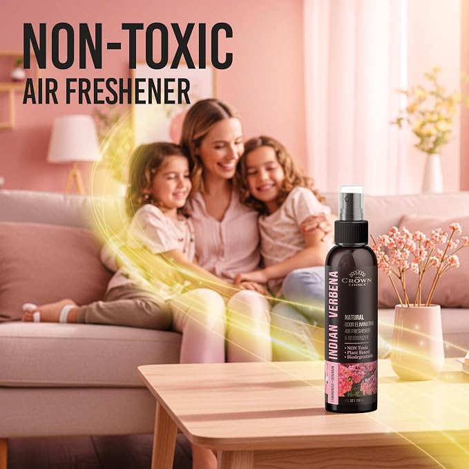 Natural Air Freshener Spray—Geranium & Lemongrass Odor Eliminator—Non-Toxic - Image 4